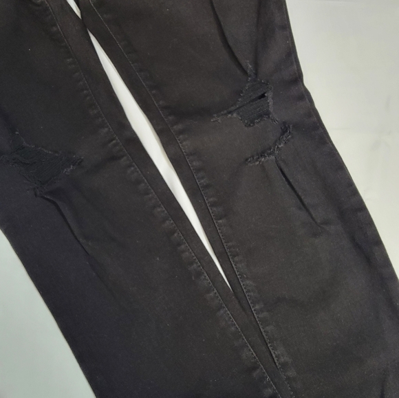 Isabel Maternity by Ingrid & Isabel Skinny Entubado Black Maternity Jean Size 6 - Picture 9 of 15